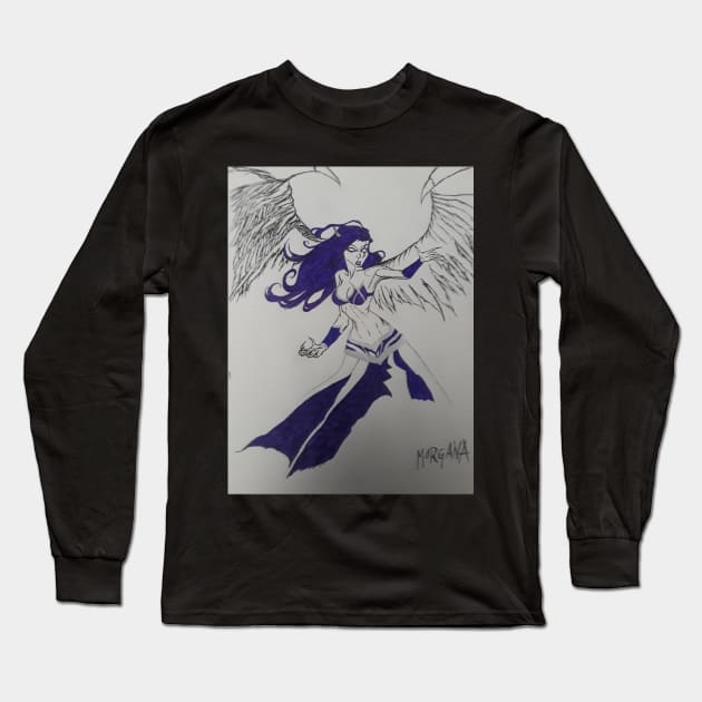 Morgana Long Sleeve T-Shirt by roxydemon